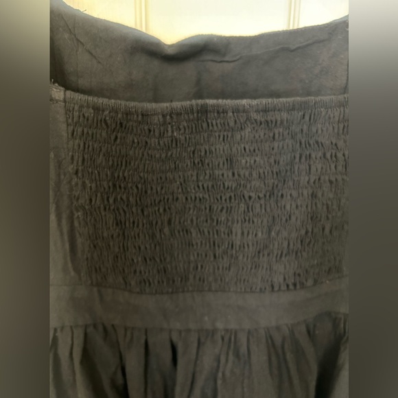 Black Sleeveless Square-Neck Midi Dress - Picture 6 of 7